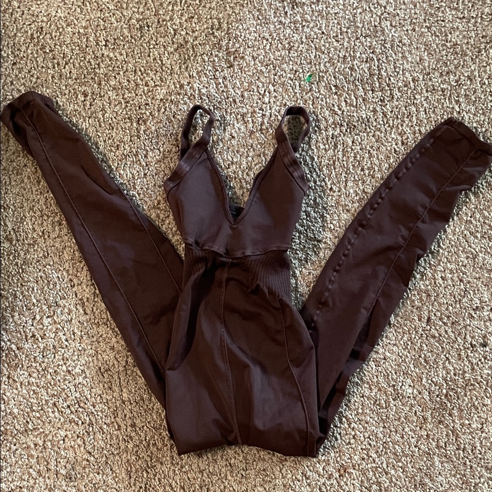 Free People Good Karma Plunge Onesie - Picture 4 of 10